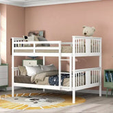 Bellemave® Full Size Bunk Bed with Ladder - Bellemave